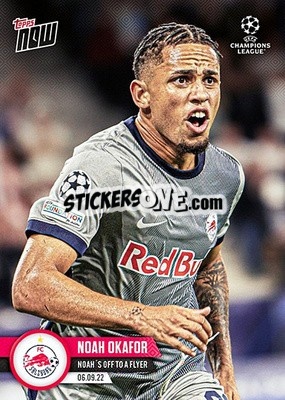 Sticker Noah Okafor - Now UEFA Champions League 2022-2023 n. 9 - Topps