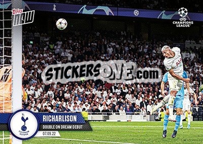 Sticker Richarlison - Now UEFA Champions League 2022-2023 n. 14 - Topps