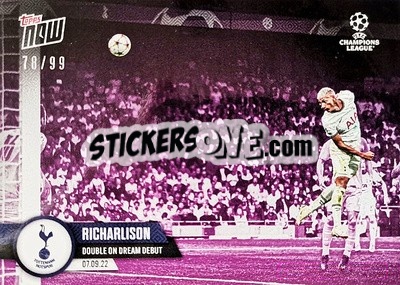 Sticker Richarlison - Now UEFA Champions League 2022-2023 - Topps