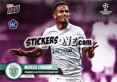 Cromo Marcus Edwards - Now UEFA Champions League 2022-2023 - Topps