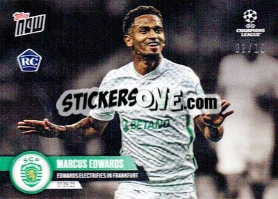 Figurina Marcus Edwards - Now UEFA Champions League 2022-2023 - Topps