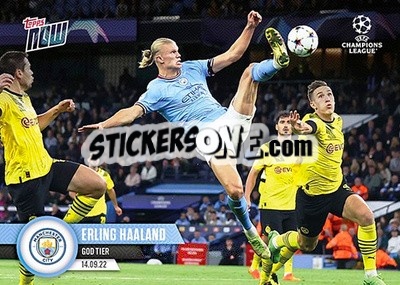 Sticker Erling Haaland - Now UEFA Champions League 2022-2023 n. 23 - Topps