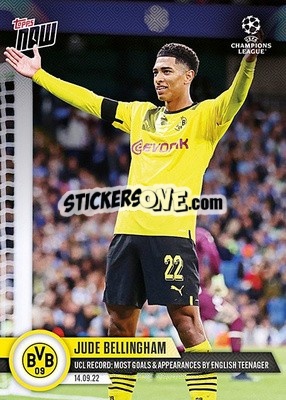 Sticker Jude Bellingham - Now UEFA Champions League 2022-2023 n. 24 - Topps