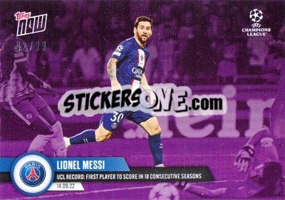 Sticker Lionel Messi