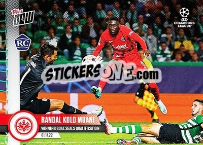 Sticker Randal Kolo Muani - Now UEFA Champions League 2022-2023 n. 61 - Topps