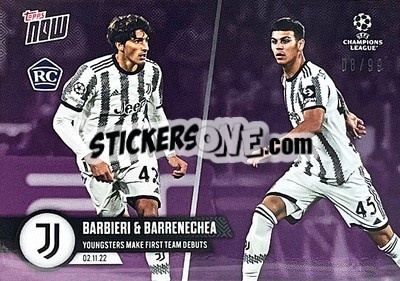 Sticker Tommaso Barbieri / Enzo Barrenechea - Now UEFA Champions League 2022-2023 n. 66P - Topps