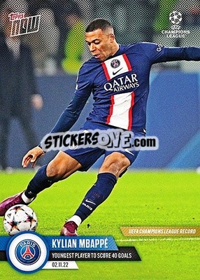 Sticker Kylian Mbappe - Now UEFA Champions League 2022-2023 n. 68 - Topps