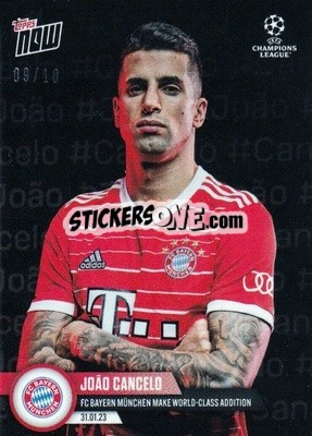 Sticker Joao Cancelo - Now UEFA Champions League 2022-2023 n. 76b - Topps