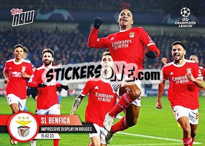 Sticker SL Benfica - Now UEFA Champions League 2022-2023 n. 80 - Topps
