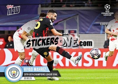 Sticker Riyad Mahrez - Now UEFA Champions League 2022-2023 n. 85 - Topps