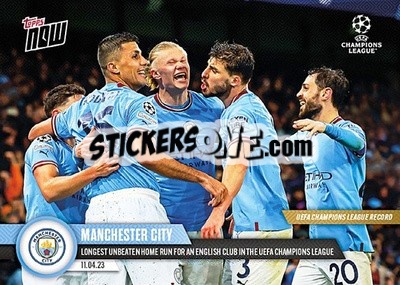 Cromo Manchester City - Now UEFA Champions League 2022-2023 - Topps