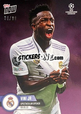 Sticker Vini Jr - Now UEFA Champions League 2022-2023 - Topps