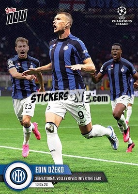 Sticker Edin Dzeko - Now UEFA Champions League 2022-2023 - Topps