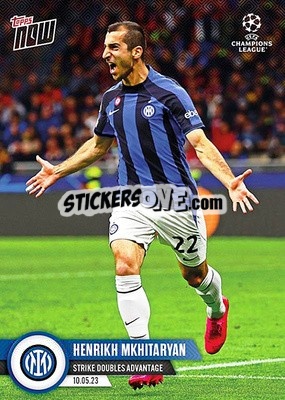 Sticker FC Internazionale Milano - Now UEFA Champions League 2022-2023 - Topps