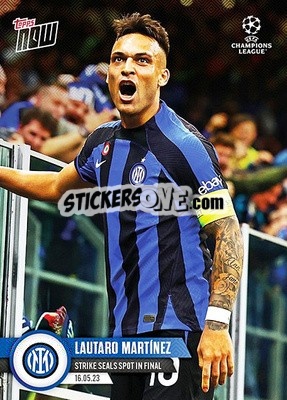 Sticker Lautaro Martinez - Now UEFA Champions League 2022-2023 n. 109 - Topps