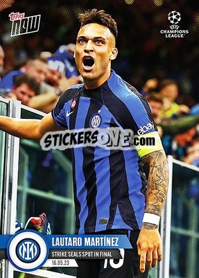 Sticker Lautaro Martinez - Now UEFA Champions League 2022-2023 - Topps