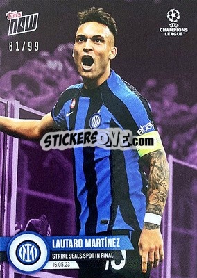 Figurina Lautaro Martinez - Now UEFA Champions League 2022-2023 - Topps