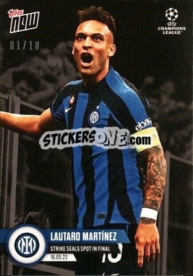 Sticker Lautaro Martinez - Now UEFA Champions League 2022-2023 n. 109b - Topps
