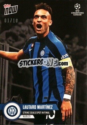 Sticker Lautaro Martinez - Now UEFA Champions League 2022-2023 - Topps