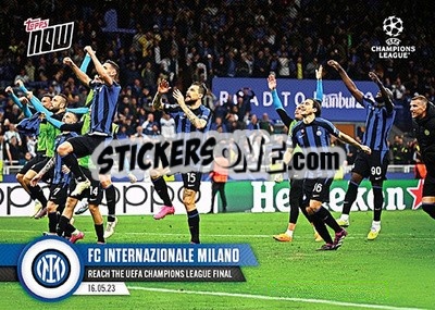Sticker FC Internazionale Milano - Now UEFA Champions League 2022-2023 n. 111 - Topps