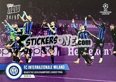 Sticker FC Internazionale Milano - Now UEFA Champions League 2022-2023 n. 111p - Topps