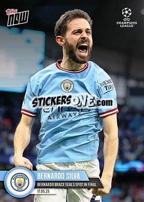 Sticker Bernardo Silva - Now UEFA Champions League 2022-2023 n. 112 - Topps
