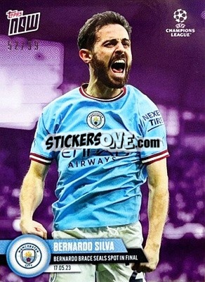 Sticker Bernardo Silva - Now UEFA Champions League 2022-2023 n. 112p - Topps