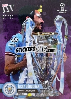 Sticker Ilkay Gundogan - Now UEFA Champions League 2022-2023 n. 118p - Topps