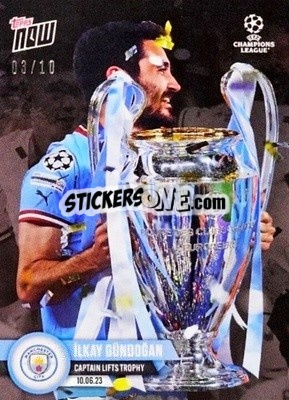 Sticker Ilkay Gundogan - Now UEFA Champions League 2022-2023 n. 118b - Topps