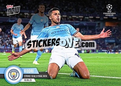 Sticker Rodri - Now UEFA Champions League 2022-2023 - Topps