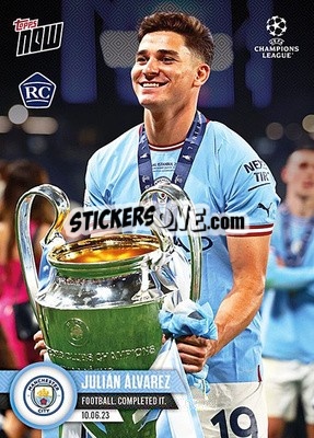 Sticker Julian Alvarez - Now UEFA Champions League 2022-2023 n. 124 - Topps