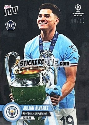 Sticker Julian Alvarez - Now UEFA Champions League 2022-2023 n. 124b - Topps