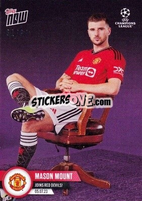 Sticker Mason Mount - Now UEFA Champions League 2022-2023 n. 127p - Topps