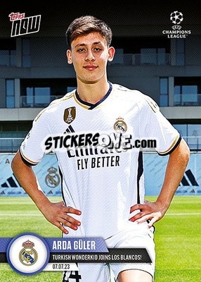 Sticker Arda Guler - Now UEFA Champions League 2022-2023 n. 129 - Topps