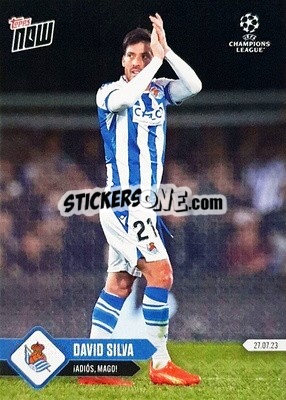 Sticker David Silva - Now UEFA Champions League 2022-2023 n. 134 - Topps