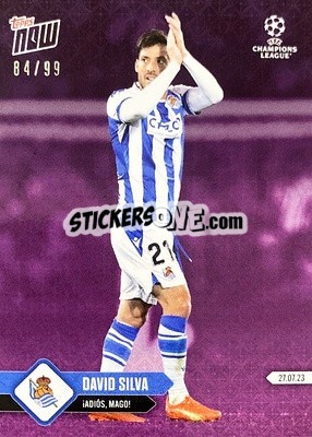 Sticker David Silva - Now UEFA Champions League 2022-2023 n. 134p - Topps