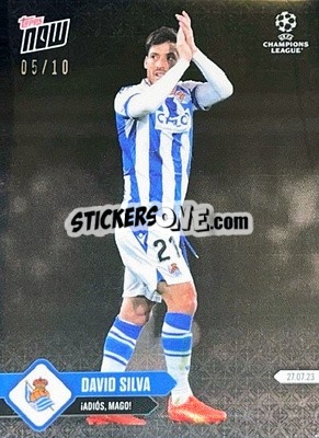 Sticker David Silva - Now UEFA Champions League 2022-2023 n. 134b - Topps