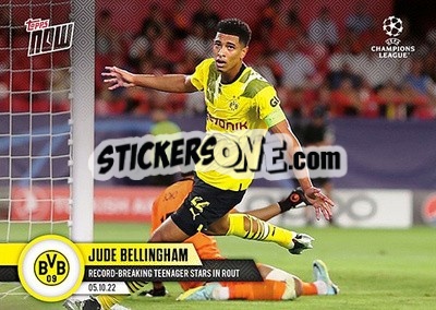 Sticker Jude Bellingham - Now UEFA Champions League 2022-2023 n. 32 - Topps