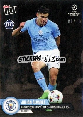 Cromo Julian Alvarez - Now UEFA Champions League 2022-2023 - Topps