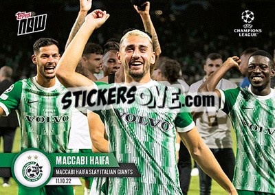 Sticker Maccabi Haifa - Now UEFA Champions League 2022-2023 - Topps
