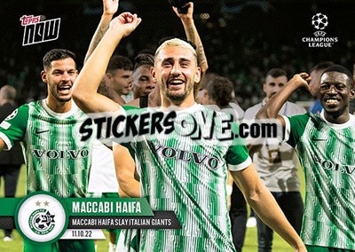 Sticker Maccabi Haifa - Now UEFA Champions League 2022-2023 n. 39 - Topps