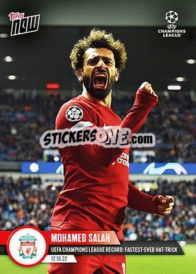 Sticker Mohamed Salah - Now UEFA Champions League 2022-2023 n. 43 - Topps
