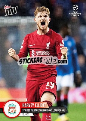 Sticker Harvey Elliott - Now UEFA Champions League 2022-2023 n. 44 - Topps