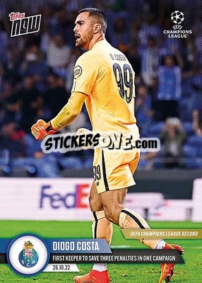 Sticker Diogo Costa - Now UEFA Champions League 2022-2023 n. 53 - Topps