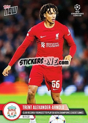 Sticker Trent Alexander-Arnold - Now UEFA Champions League 2022-2023 - Topps