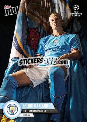 Sticker Erling Haaland - Now UEFA Champions League 2022-2023 n. PS02 - Topps