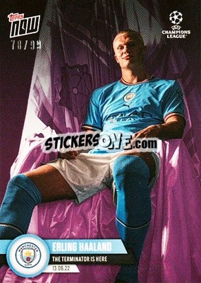 Cromo Erling Haaland - Now UEFA Champions League 2022-2023 - Topps