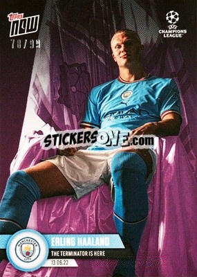 Sticker Erling Haaland - Now UEFA Champions League 2022-2023 n. PS02p - Topps