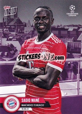 Cromo Sadio Mane - Now UEFA Champions League 2022-2023 - Topps