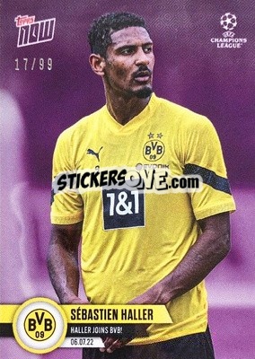 Figurina Sebastien Haller - Now UEFA Champions League 2022-2023 - Topps